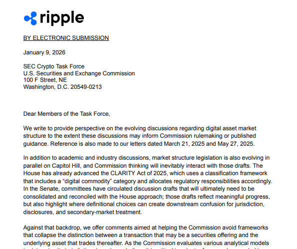 Former SEC Attorney Supports Ripple's Position on CLARITY Act — Claims Speculation Is Not Securities Law0