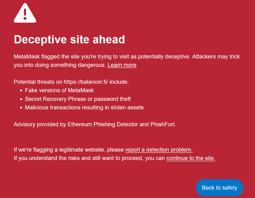 Balancer attributes website takeover to 'social engineering attack' involving DNS provider.0