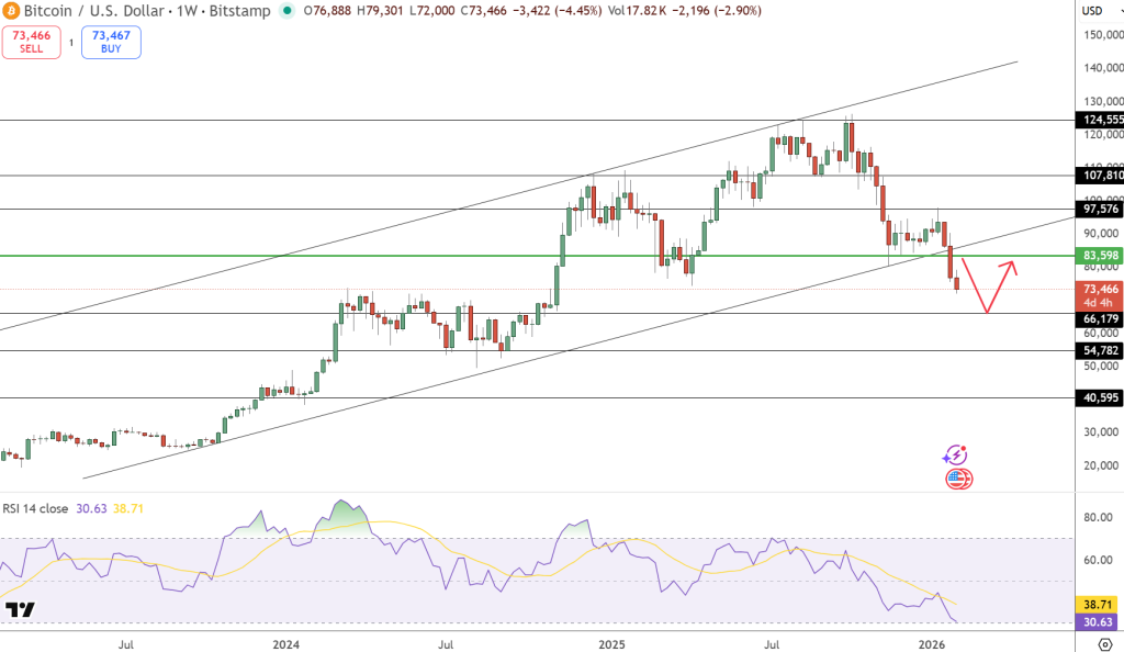 Bitcoin Price Forecast: BTC's $73K Turning Point, Is the "Digital Gold" Cleanup Concluded or Merely Beginning?0