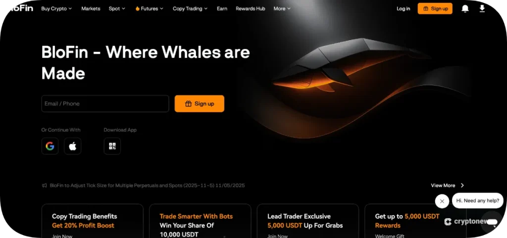 Blofin Introduces Comprehensive Crypto Wallet for Mobile Management0