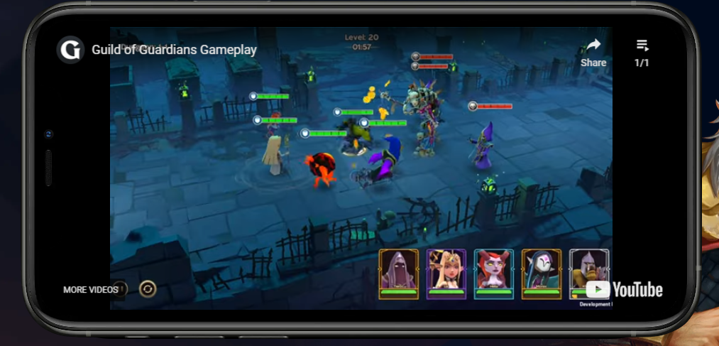 Game analysis: Immutable's Guild of Guardians provides mobile dungeon exploration experiences.1