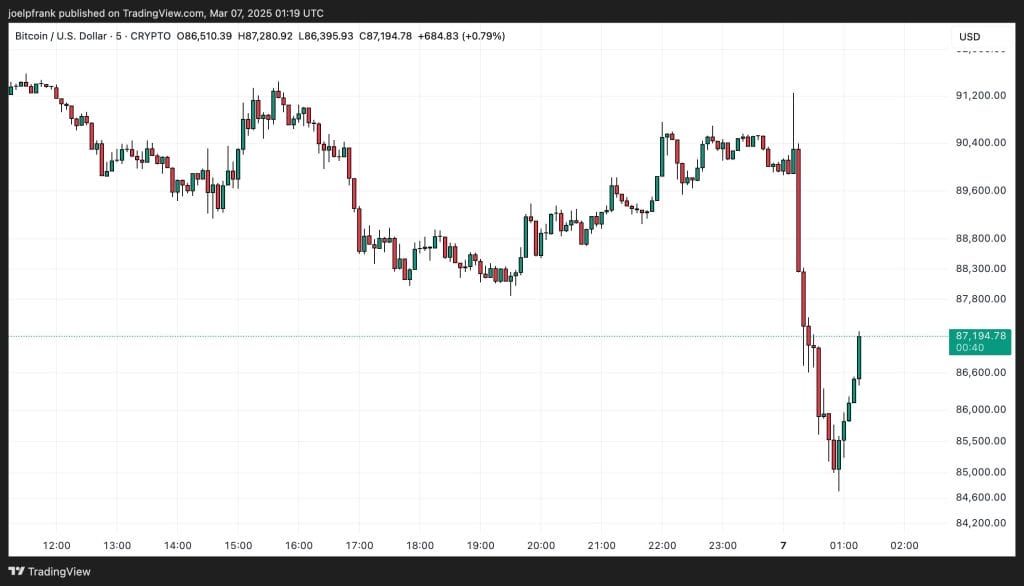 Government Directive Establishes Strategic Bitcoin Reserve – What is Causing the Decline in BTC Value?0