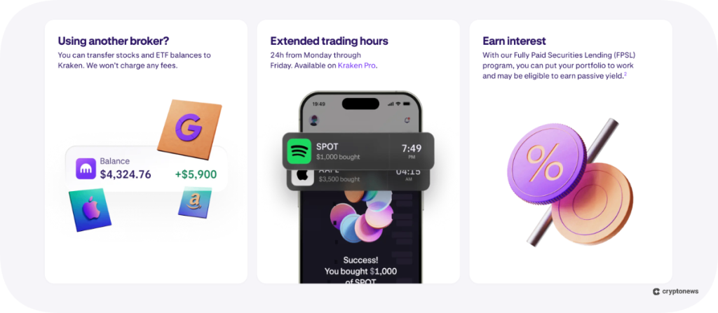 Kraken Broadens US Equities Portfolio with Additional Passive Income Opportunities0