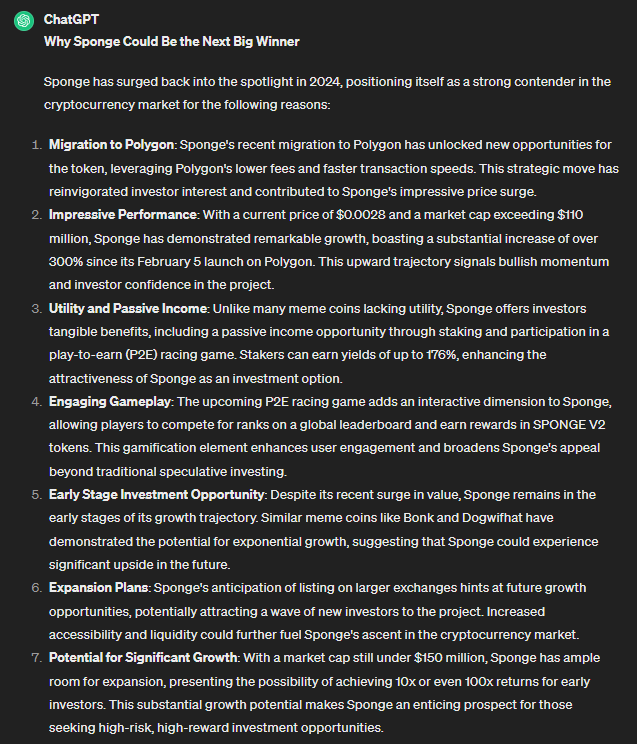 Meme Coin Era: ChatGPT Suggests This Might Be the Upcoming Top Contender3