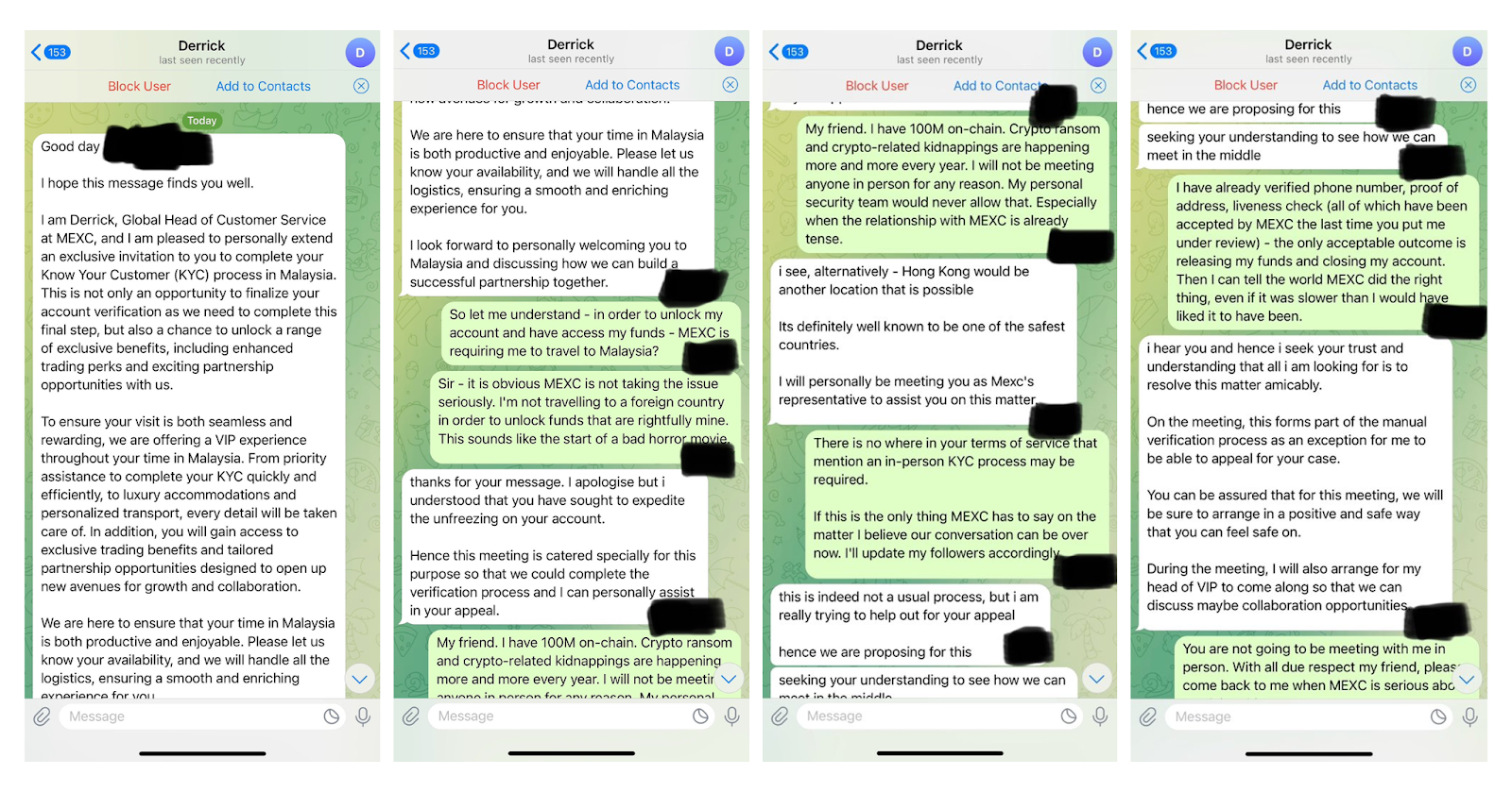 MEXC Requests Crypto Trader to Travel to Malaysia to Release $3.1M in Questionable Transaction0