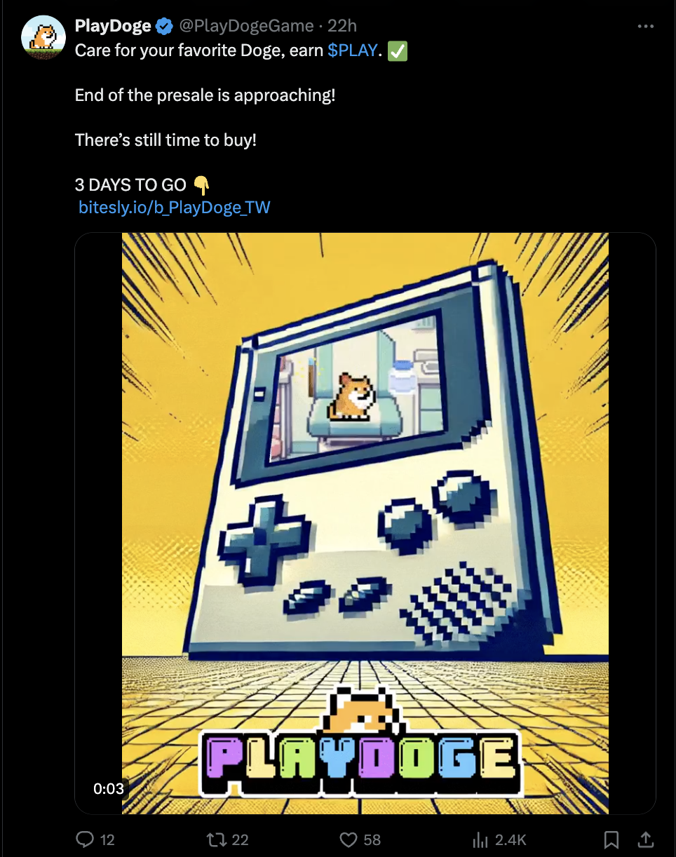 New $4 Billion Meme Coin Surge as PlayDoge Gains Prominence, Final Opportunity for Affordable Purchases6