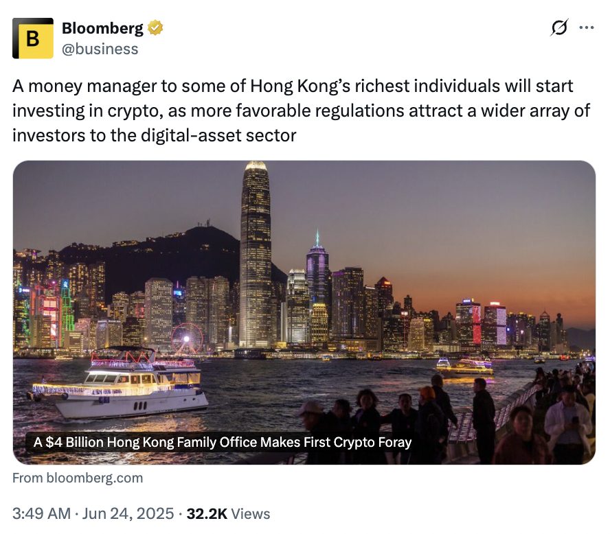 $4 Billion Hong Kong Family Office Invests in Cryptocurrency — What is the Scale of the Investment?0