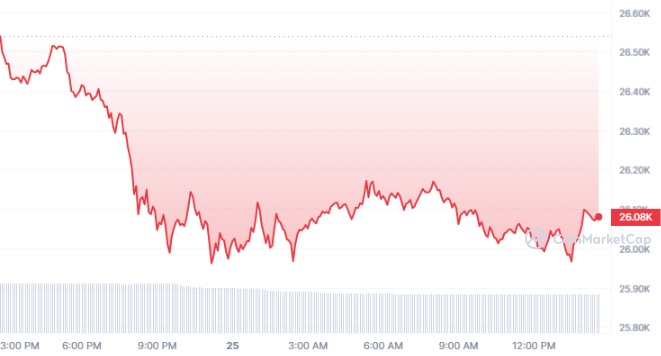 Bitcoin Price Continues Downward Trend; Additional Decrease Possible?1