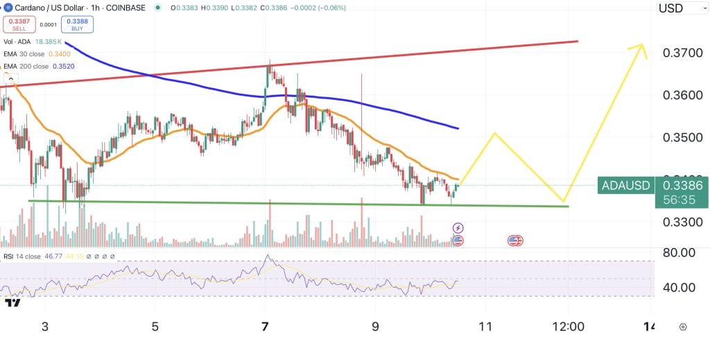 Cardano Price Prediction: ADA May Generate $1.2 Billion in Gains as It Approaches Significant Resistance at $0.370