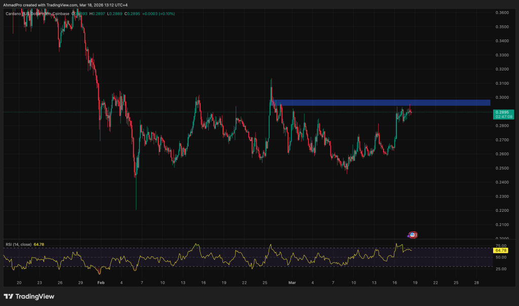 Cardano Price Stays Under $0.30 for 45 Consecutive Days — Is a Significant Movement Imminent?0
