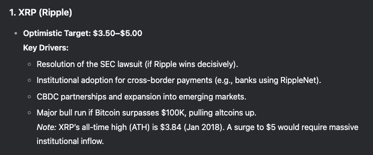 China's DeepSeek AI Forecasts End-of-2025 Prices for XRP, Dogecoin, and Solana0