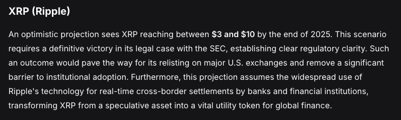 China's DeepSeek AI Forecasts XRP, Cardano, and PEPE Prices for the End of 20250