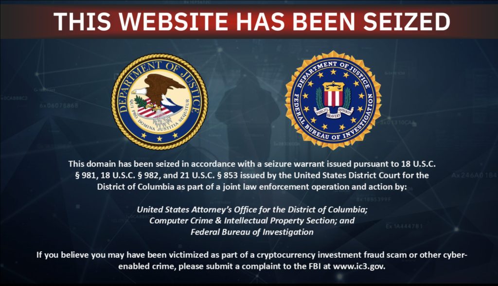 DOJ Takes Control of Burma Cryptocurrency Fraud Website Following Victims' Losses in Deceptive Trading Operation0