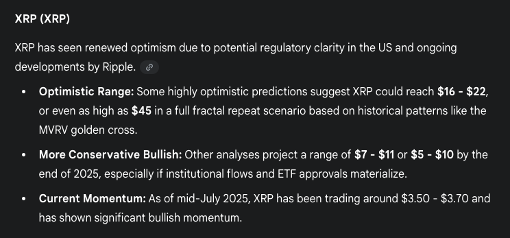 Gemini AI by Google Forecasts End-of-2025 Prices for XRP, Shiba Inu, and Solana0