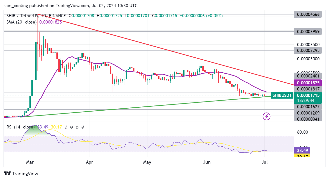 Shiba Inu Declines as a New $5.3 Million Canine Cryptocurrency Surfaces0