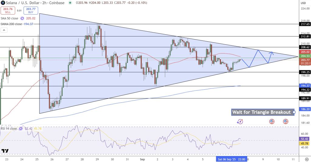 Solana Price Forecast: Will SOL Maintain Its Position Above $200 and Aim for a New Record High?0
