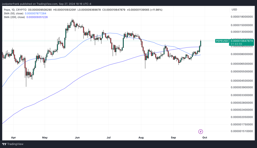 Top Cryptocurrencies to Consider Purchasing on September 27 – Notcoin, Bonk, Pepe6