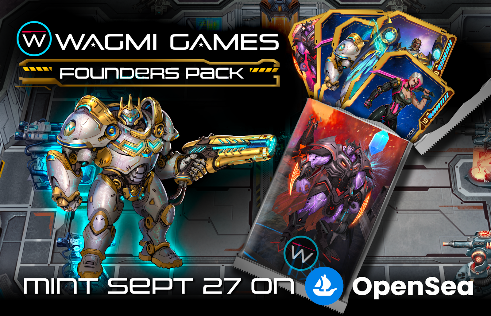 WAGMI Games Founder's Packs Set to Launch on OpenSea - September 27th0
