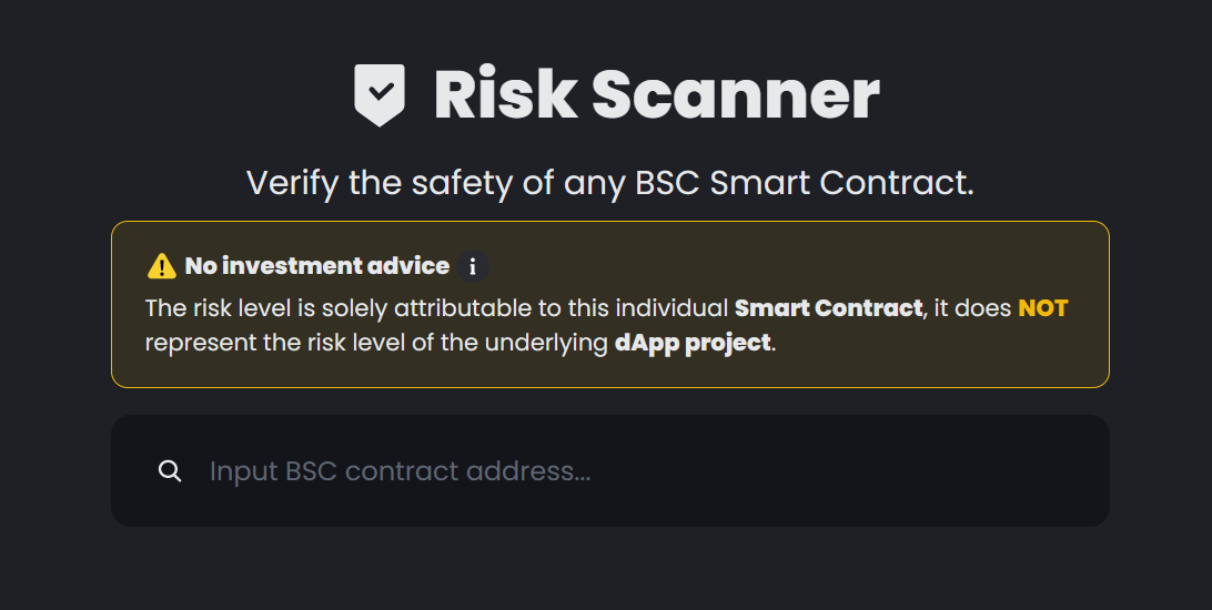BNB Chain releases a compilation of 191 potentially risky, unreliable DApps and counterfeit tokens.1
