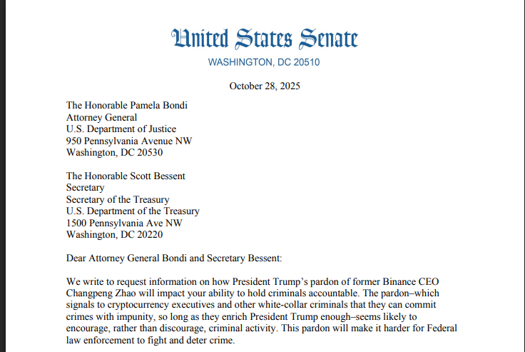Democrats Criticize Trump's ‘Corrupt' CZ Pardon — Assert Crypto Lobby Invested Millions0