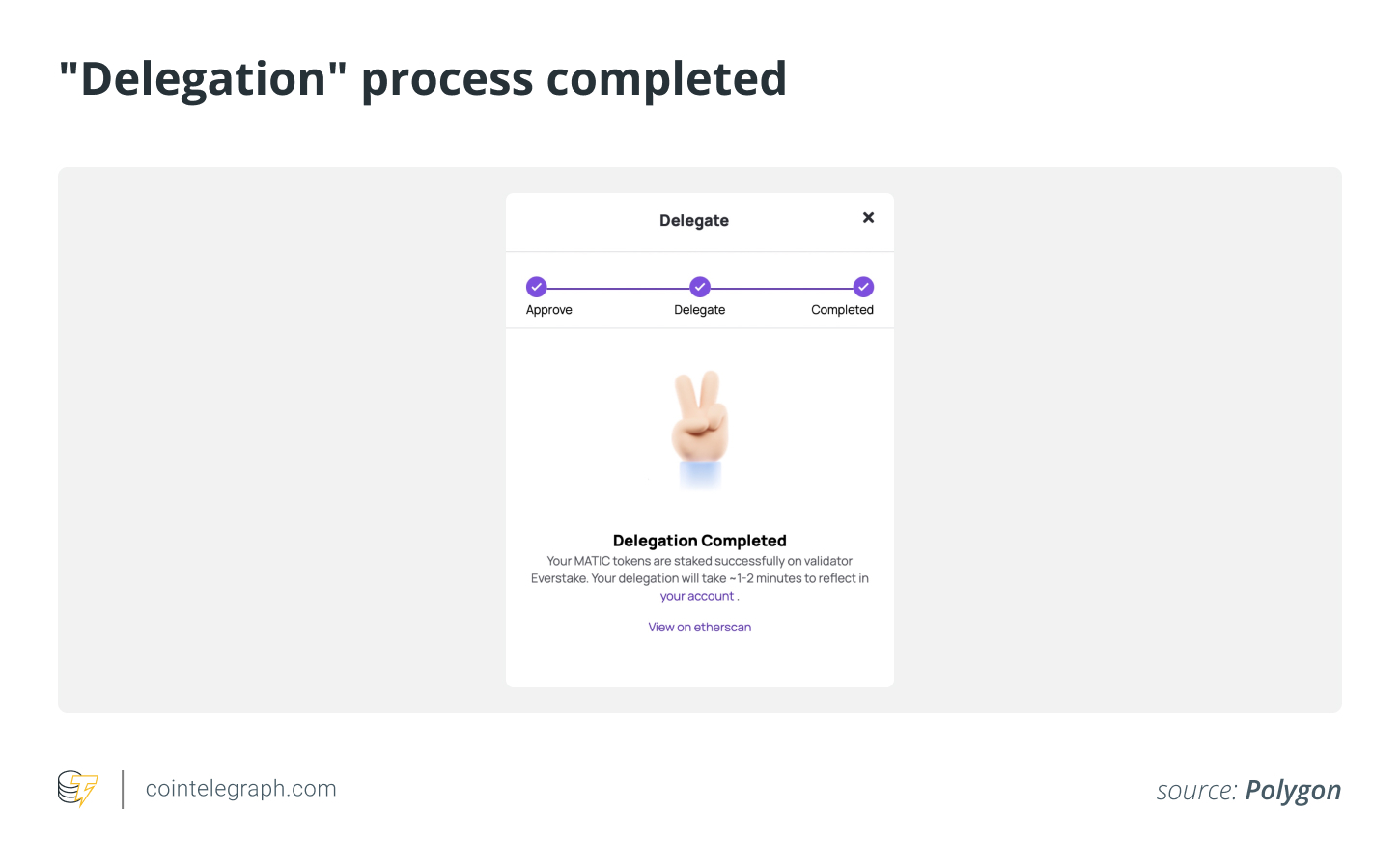 Delegation complete Delegation complete10