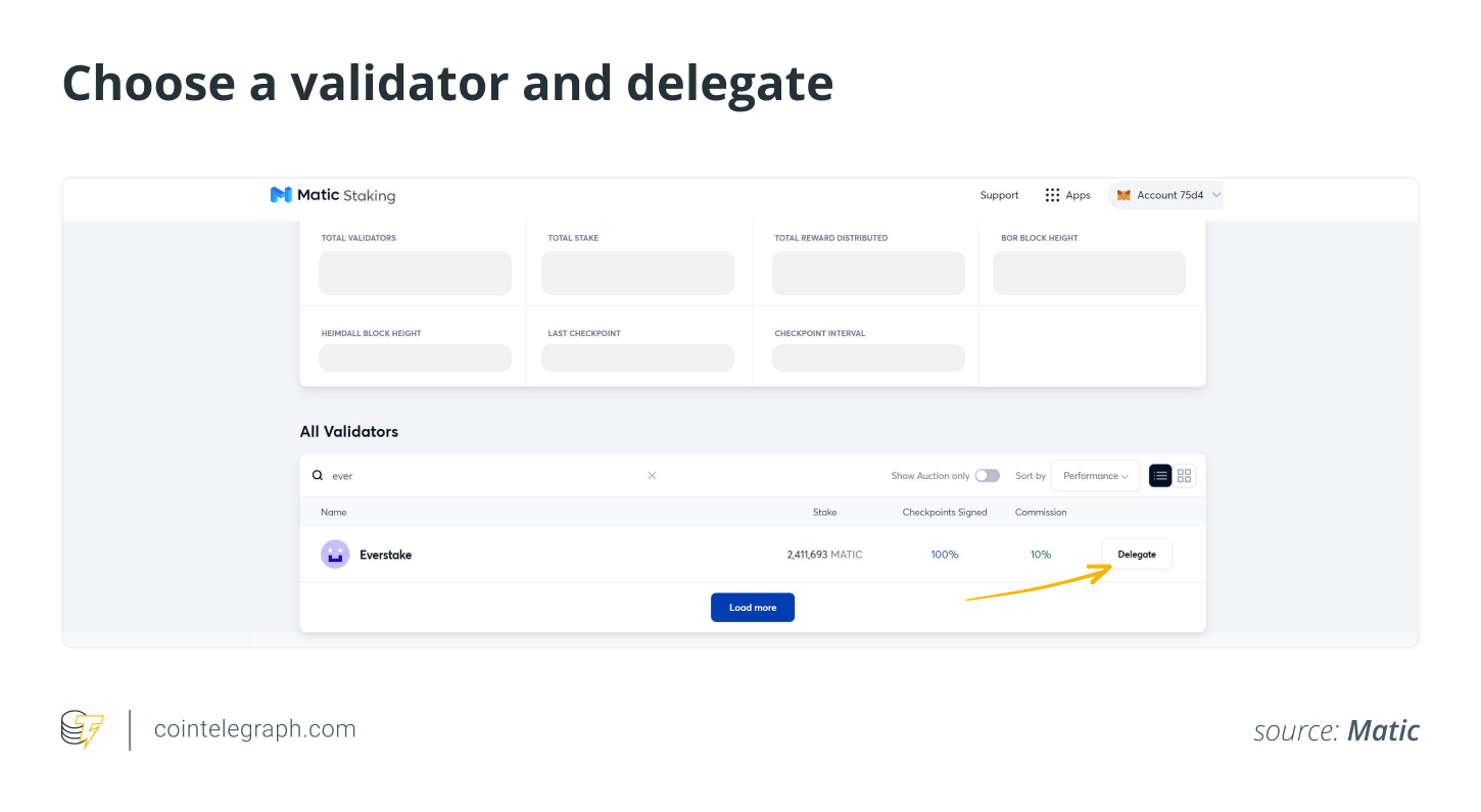 Guidelines for Staking Polygon (MATIC)2