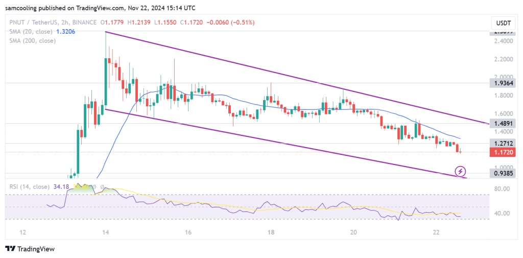 Is Peanut The Squirrel Finished? PNUT Value Decreases 50% From All-Time High0