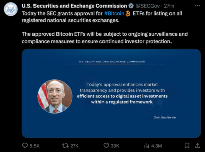 Misleading SEC Tweet Caused $210 Million Crypto Decline; Did SEC Influence the Crypto Market with False Information?1