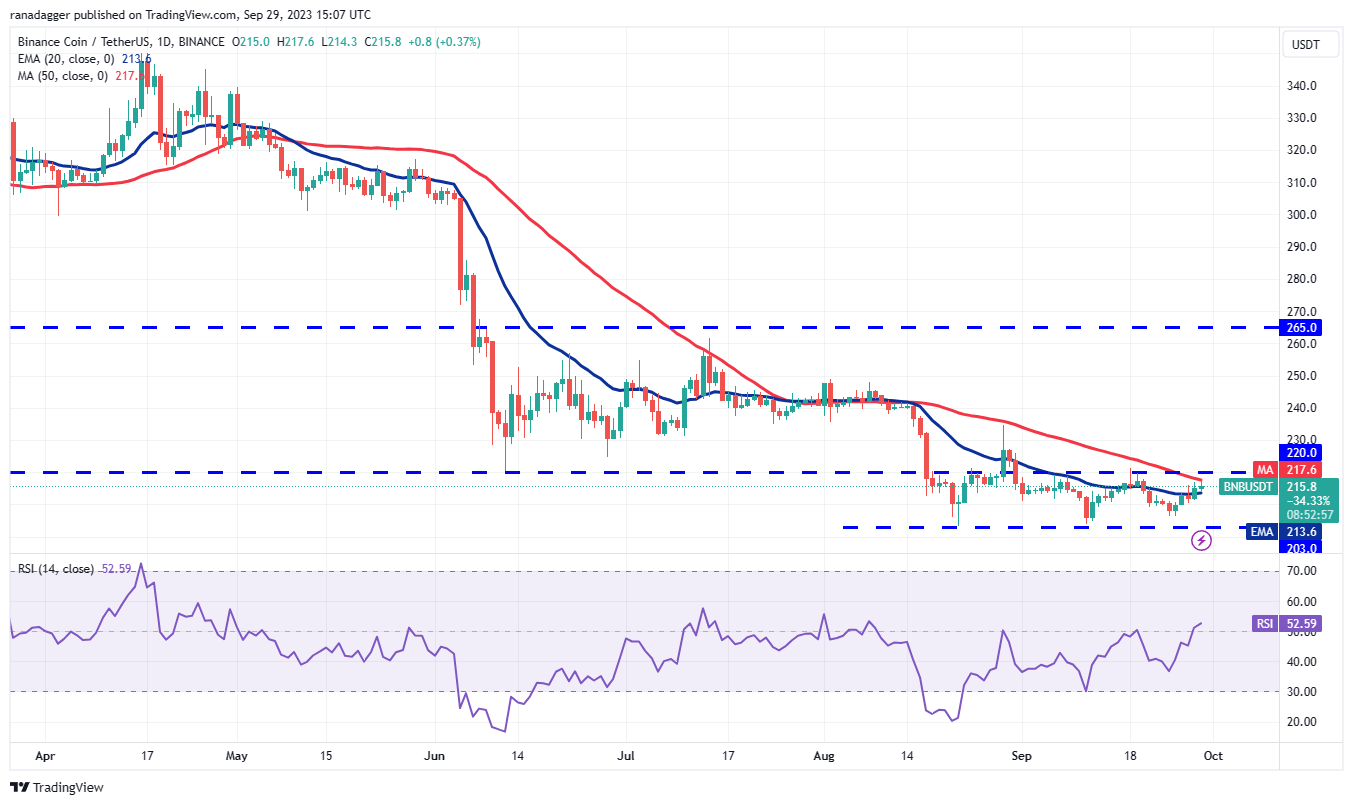 Price Overview for 9/29: BTC, ETH, BNB, XRP, ADA, DOGE, SOL, TON, DOT, MATIC3
