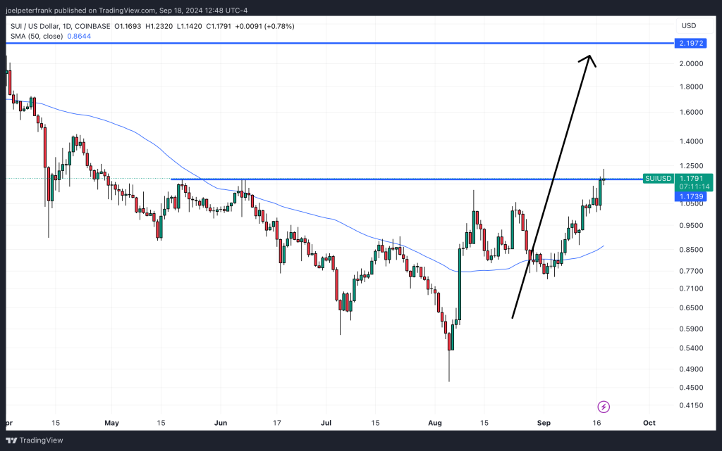 Top Cryptocurrencies to Consider Acquiring on September 18 – Nervos Network, Sui, Fantom4