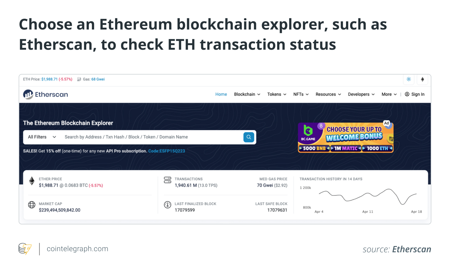 Methods for verifying an Ethereum transaction1