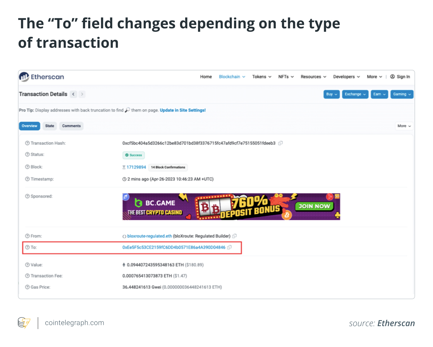Methods for verifying an Ethereum transaction0