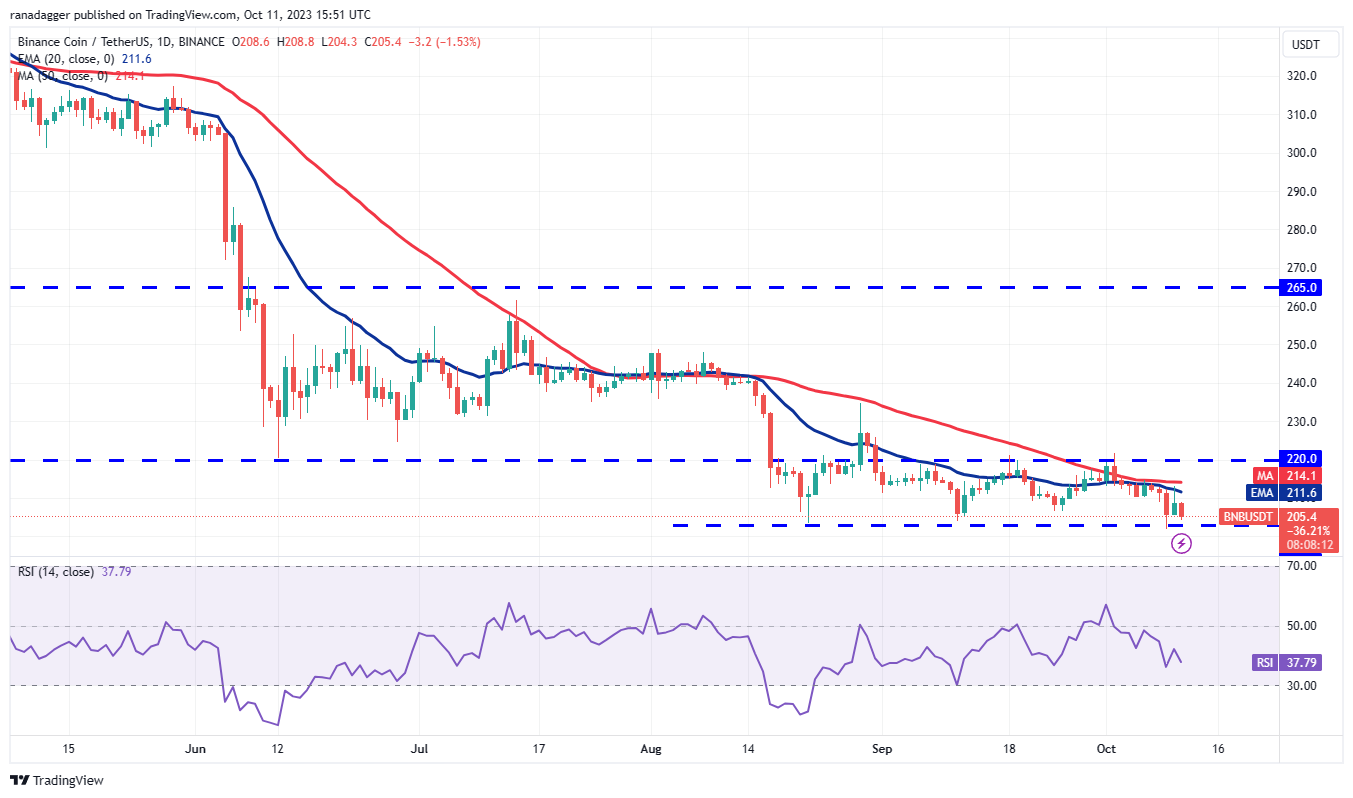 Price Review 10/11: BTC, ETH, BNB, XRP, SOL, ADA, DOGE, TON, DOT, MATIC3