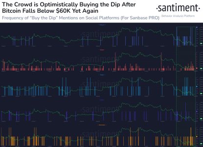 References to 'Buy The Dip' Increase on Social Media as Bitcoin Declines1
