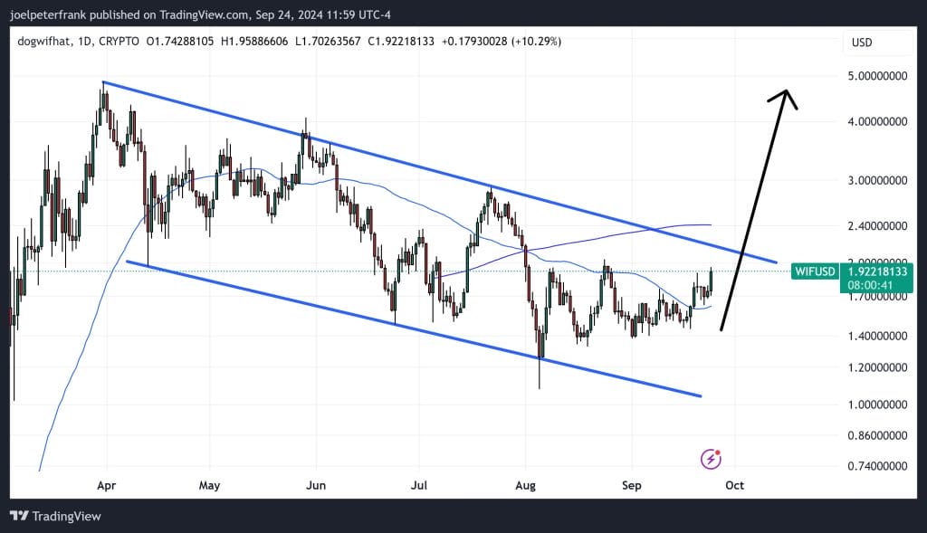 Top Cryptocurrencies to Consider Acquiring on September 24 – dogwifhat, Conflux, Celestia2