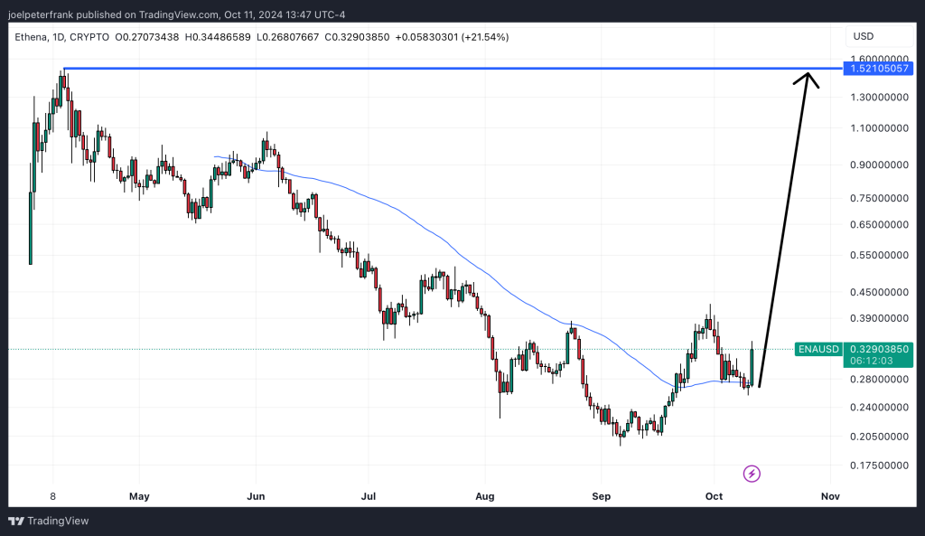 Best Crypto to Buy Now October 11 – Ethena, Mog Coin, Dogwifhat