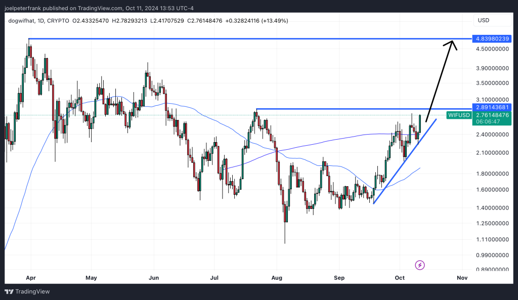 Best Crypto to Buy Now October 11 – Ethena, Mog Coin, Dogwifhat