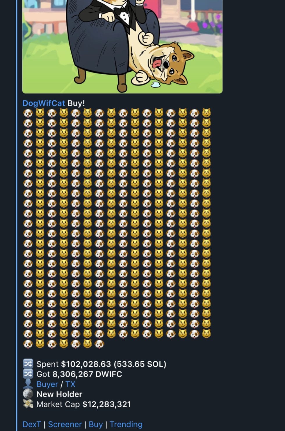 New Solana Meme Coin DogWifCat Explodes 2,367% in 24 Hours, Next $BOME?