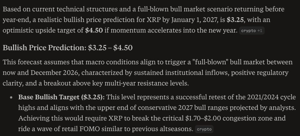 Perplexity AI Predicts Weak XRP Price by 2027: Bull Run Canceled?0
