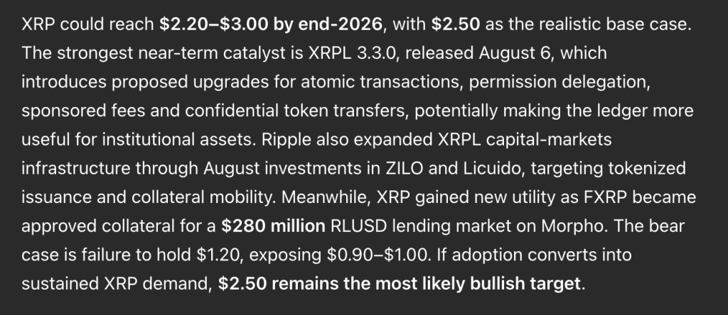 Sam Altman ChatGPT AI Predicts XRP Price By End Of 20260