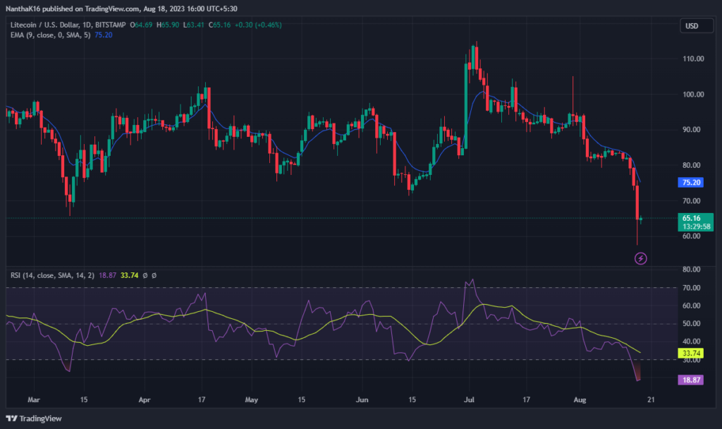 XRP and LTC Became the Top Losers, Decline 17%