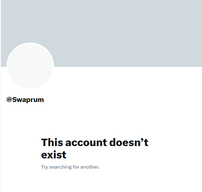 $3M worth of customer funds swiped via alleged Swaprum DEX rug pull0