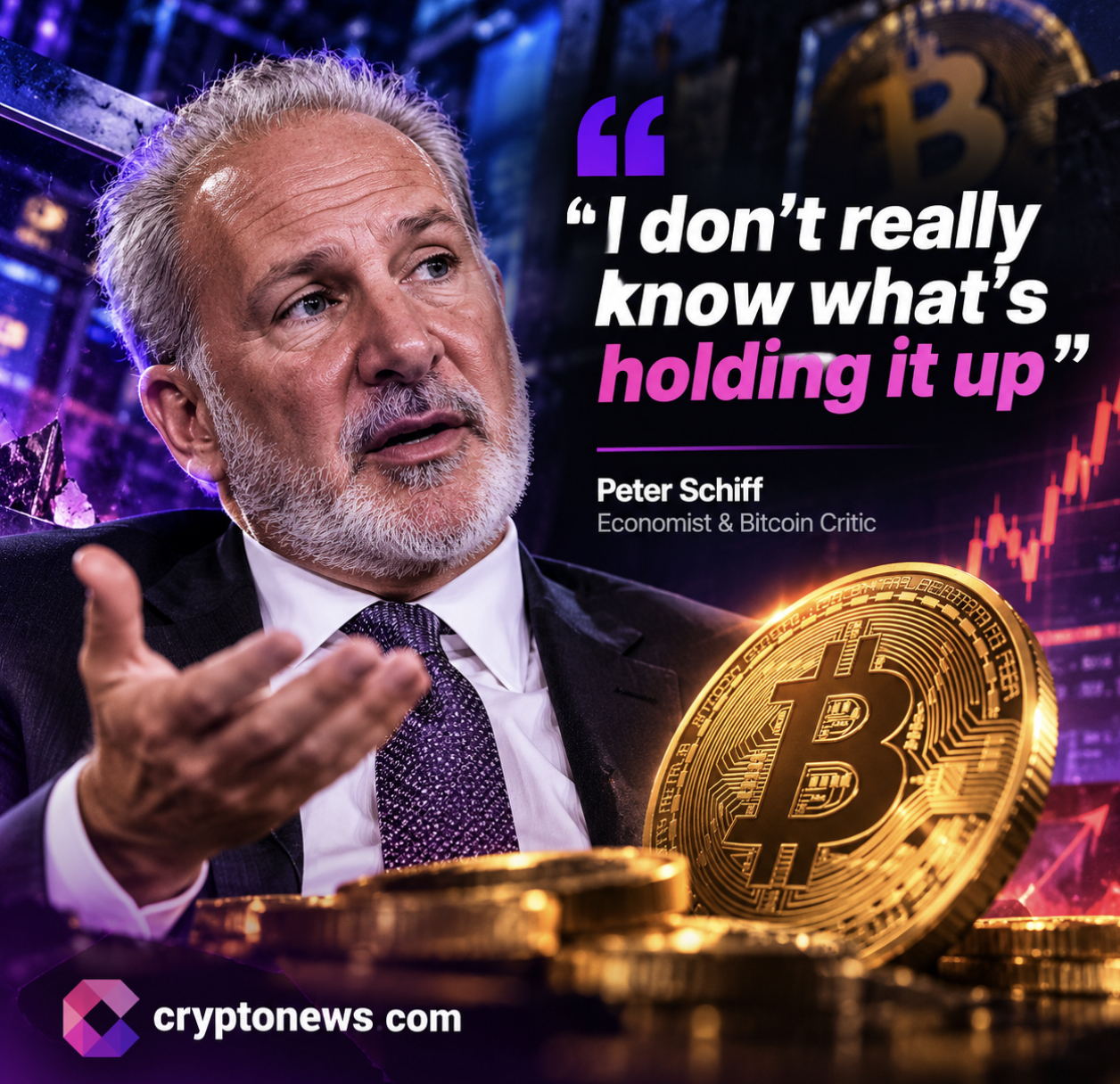Bitcoin Price Rebounds Again, Peter Schiff Repeats His Crash Warnings0