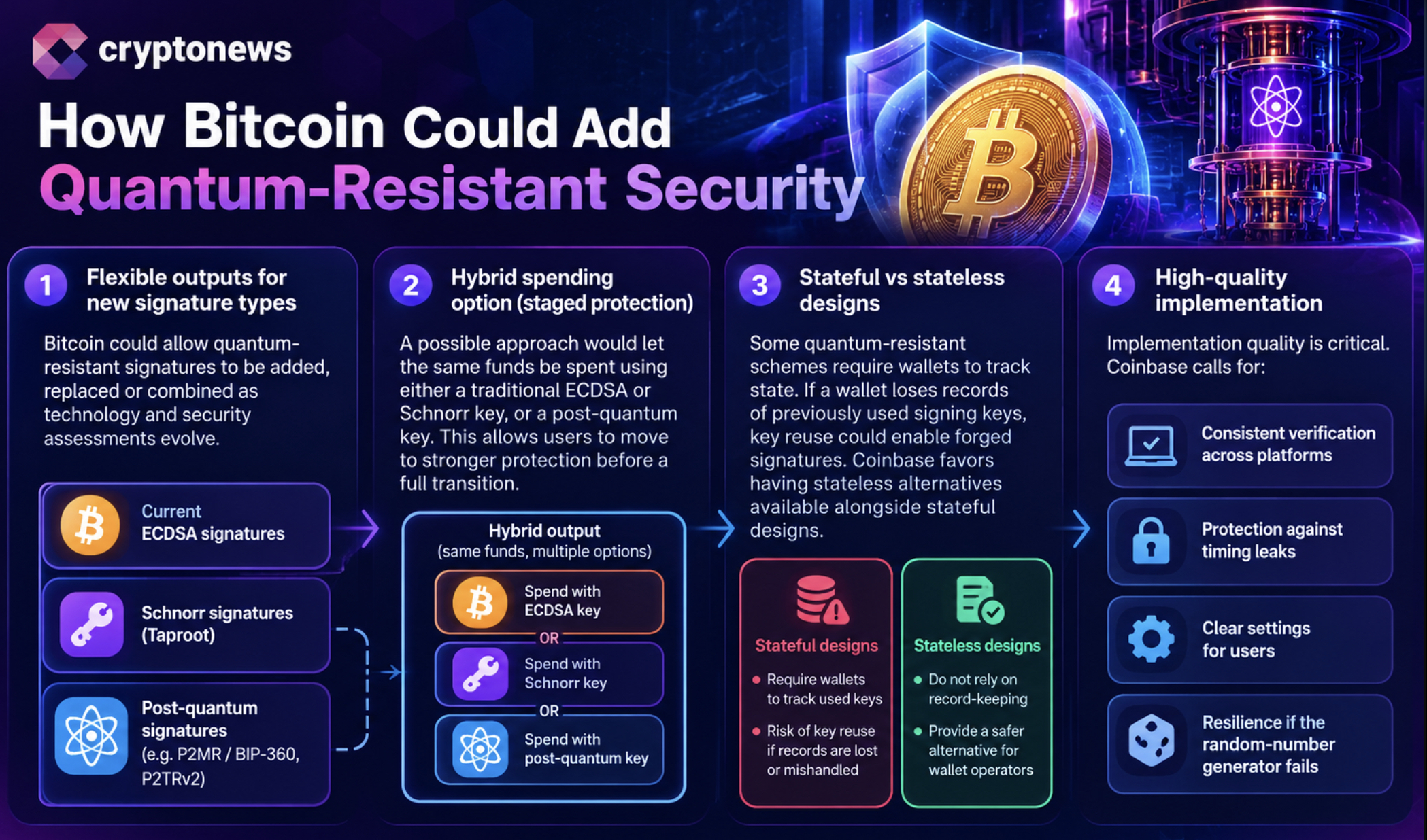 Coinbase Calls for Early Bitcoin Migration to Quantum Security
