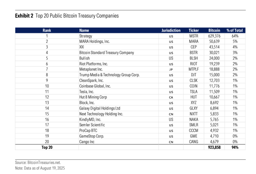 Corporate Crypto Treasuries: Bitcoin Reserves Could Heighten Credit Risk, Analysts Warn