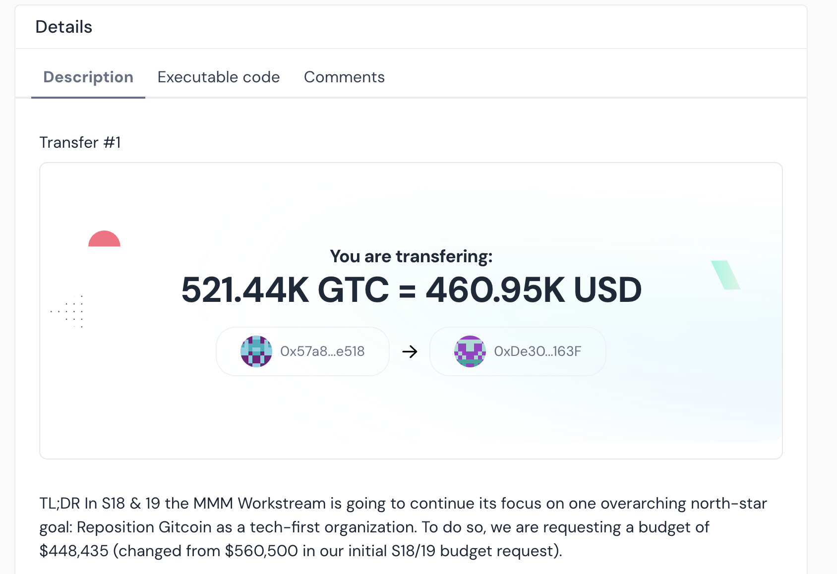 Gitcoin screws up transfer, sends $460K to unrecoverable address0