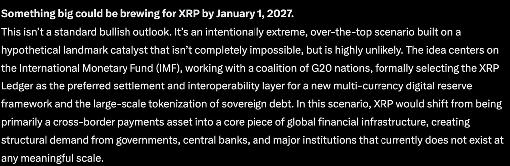 Grok AI Predicts Something Big Is Brewing for XRP by Jan 1, 2027