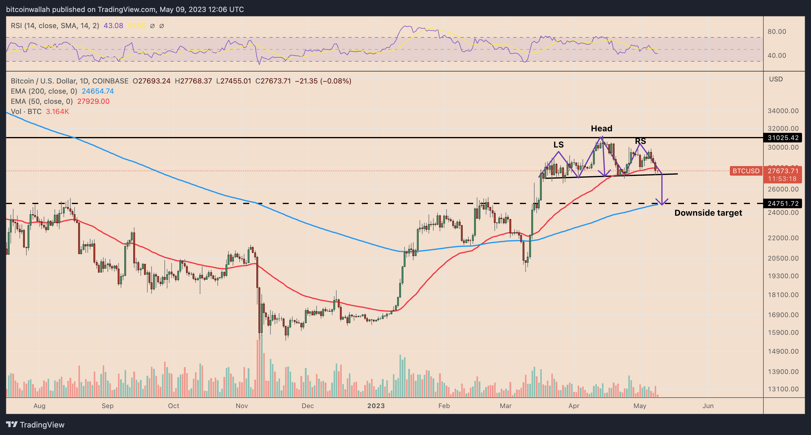 How low can the Bitcoin price go?