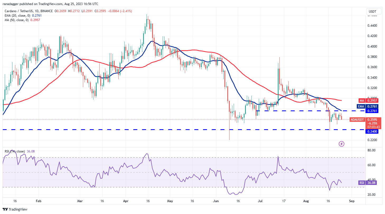 Price analysis 8/25: BTC, ETH, BNB, XRP, ADA, SOL, DOGE, DOT, MATIC, TON5
