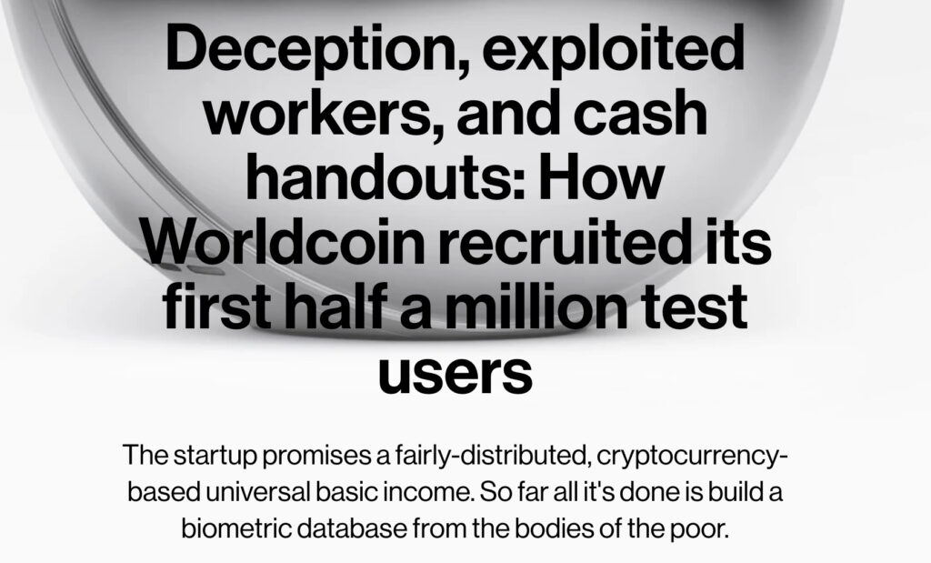 Sam Altman's Worldcoin: How VanEck, MrBeast, and Wall Street Capitalize on Exploited Biometrics